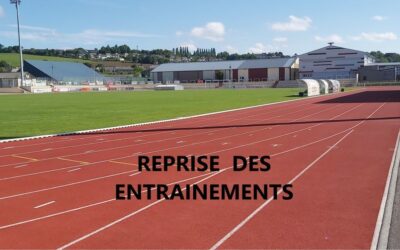 REPRISE DES ENTRAÎNEMENTS à partir du lundi 4 septembre