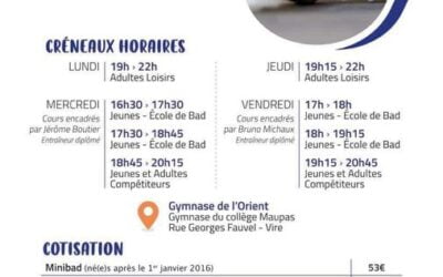 Union Sportive Municipale Viroise Les (ré)inscriptions, c’est possible dès aujourd’hui !