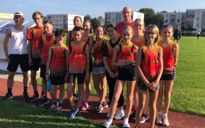 Union Sportive Municipale Viroise » Équipe athlé 1er au tour automnal N2 » pour nos benjamins et minimes à Tourlaville.