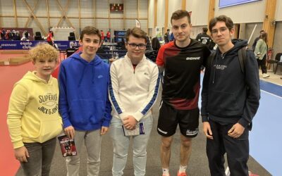 Union Sportive Municipale Viroise Rencontre avec l’équipe Pro du Caen TTC