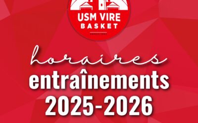 Union Sportive Municipale Viroise planning des entraînements 2025-2026