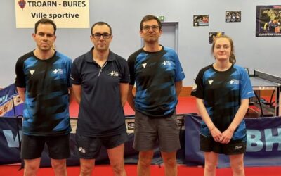 Tennis de Table Résultats Championnat par équipes départemental J2