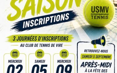 NOUVELLE SAISON À L’USMV TENNIS